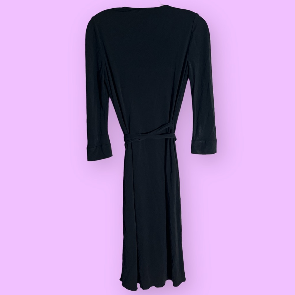 Diane von Furstenberg black wrap dress size 2. NWOT - Picture 4 of 6
